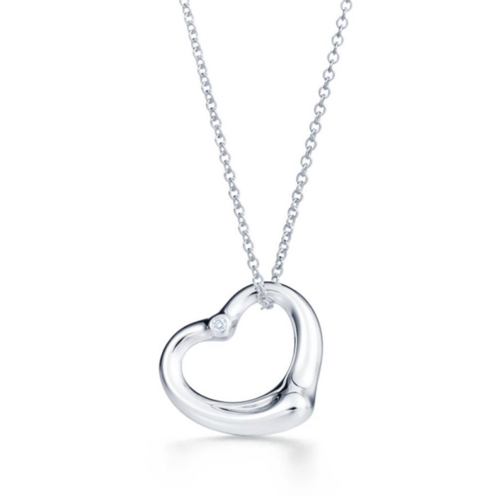 Tiffany&Co Elsa Peretti heart necklace
